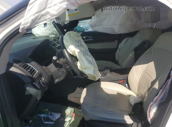 1FM5K8HTXHGE12650 2017 FORD EXPLORER White Vista interior delantera