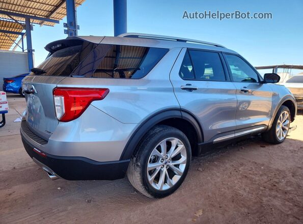 1FM5K8HW0PNA02198 2023 FORD EXPLORER Silver Trasero derecho