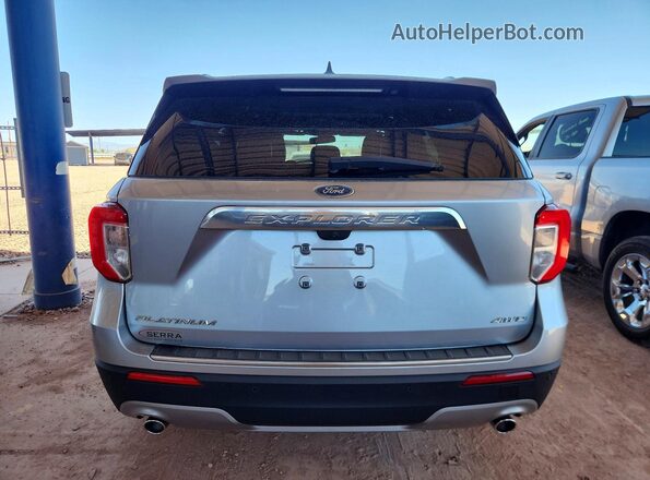 1FM5K8HW0PNA02198 2023 FORD EXPLORER Silver Vista trasera