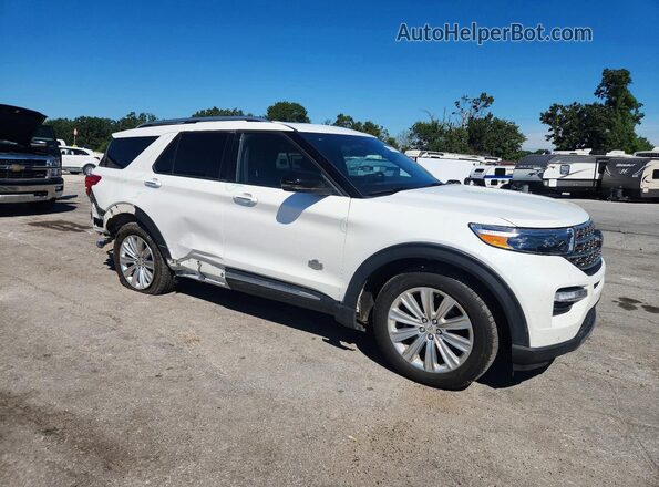 1FM5K8LC3PGC34666 2023 FORD EXPLORER Белый Передняя правая четверть