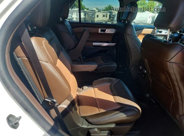 1FM5K8LC3PGC34666 2023 FORD EXPLORER Белый Вид задней части салона
