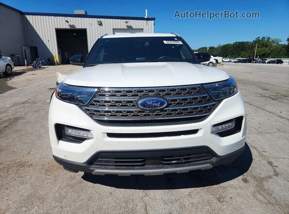 1FM5K8LC3PGC34666 2023 FORD EXPLORER Белый Вид спереди