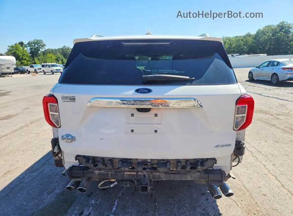 1FM5K8LC3PGC34666 2023 FORD EXPLORER Белый Вид сзади
