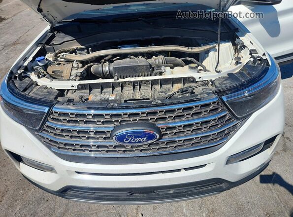 1FM5K8LC3PGC34666 2023 FORD EXPLORER Белый Вид подкапотного пространства
