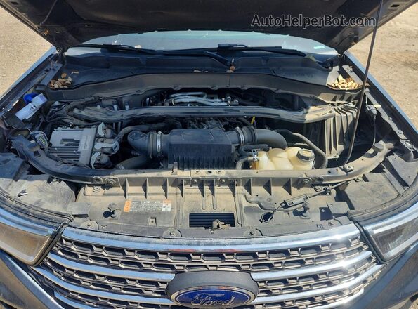 1FM5K8LC4NGA90431 2022 FORD EXPLORER Синий Вид подкапотного пространства