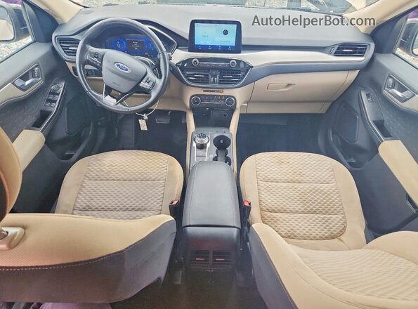 1FMCU0BZ1LUB91255 2020 FORD ESCAPE Tan Vista del salpicadero