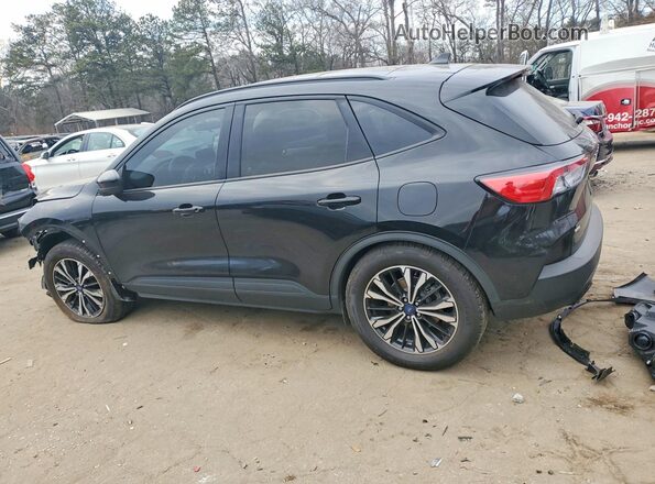1FMCU0BZ5MUB04569 2021 FORD ESCAPE Black Հետևի ձախ