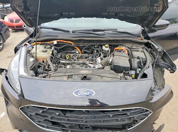 1FMCU0BZ5MUB04569 2021 FORD ESCAPE Black Շարժիչի բաժամունքի տեսք