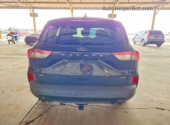 1FMCU0BZ8MUB31698 2021 FORD ESCAPE Black Вид ззаду