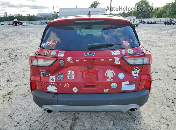 1FMCU0DZ0LUB96251 2020 FORD ESCAPE Red Rear view