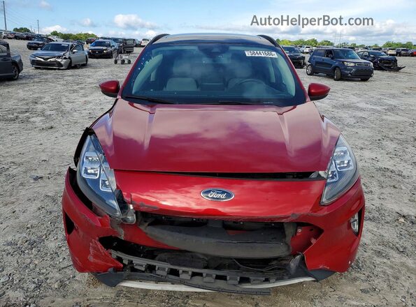 1FMCU0DZ0LUB96251 2020 FORD ESCAPE Red Front view