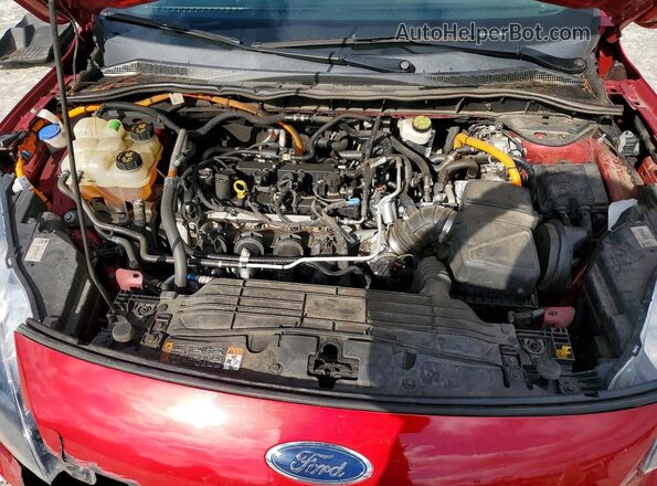 1FMCU0DZ0LUB96251 2020 FORD ESCAPE Red Engine compartment view