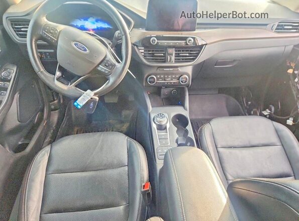 1FMCU0DZ4LUA68207 2020 FORD ESCAPE Черный Вид панели приборов