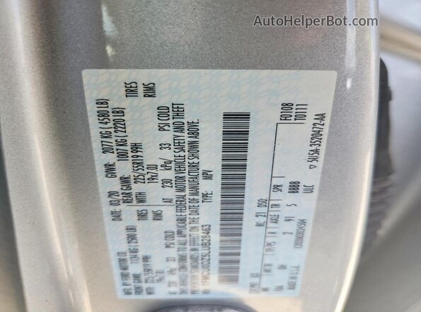 1FMCU0DZ5LUB28463 2020 FORD ESCAPE Silver Շարժիչի բաժամունքի տեսք