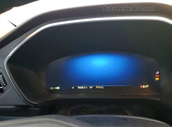 1FMCU0DZ9LUB03825 2020 FORD ESCAPE Серый Вид щитка приборов