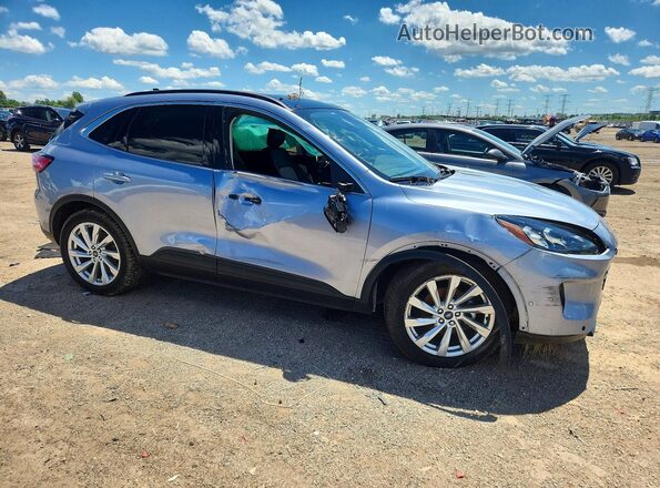 1FMCU0DZ9NUA41538 2022 FORD ESCAPE Синий Передняя правая четверть