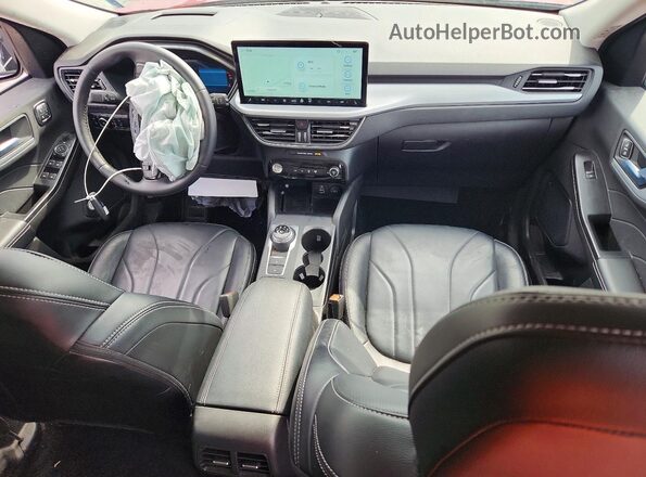 1FMCU0E11SUB04765 2025 FORD ESCAPE Red Dashboard view