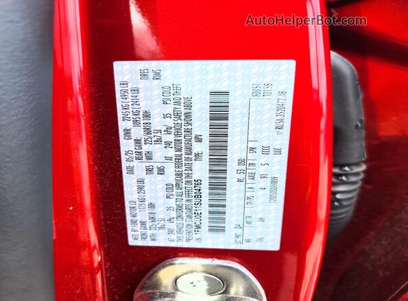 1FMCU0E11SUB04765 2025 FORD ESCAPE Red Engine compartment view