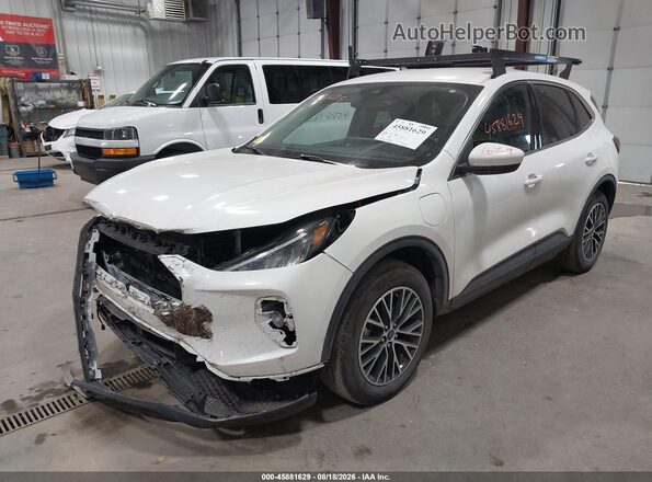 1FMCU0E11SUB37216 2025 FORD ESCAPE White Vista tres cuartos delantera izquierda