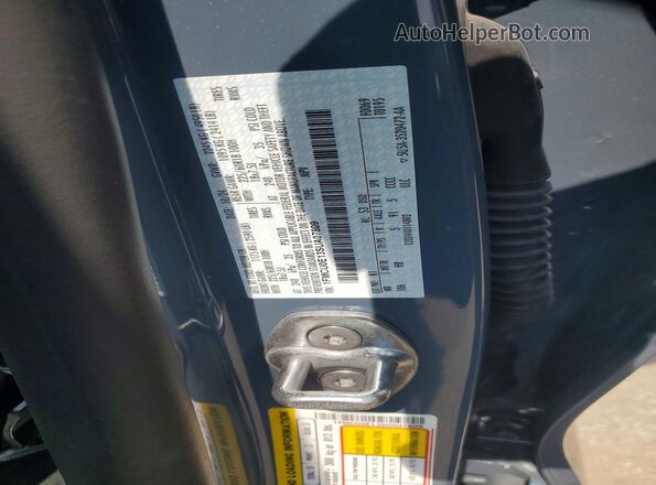 1FMCU0E13SUA07809 2025 FORD ESCAPE Gray VIN კოდის სტიკერის ხედი