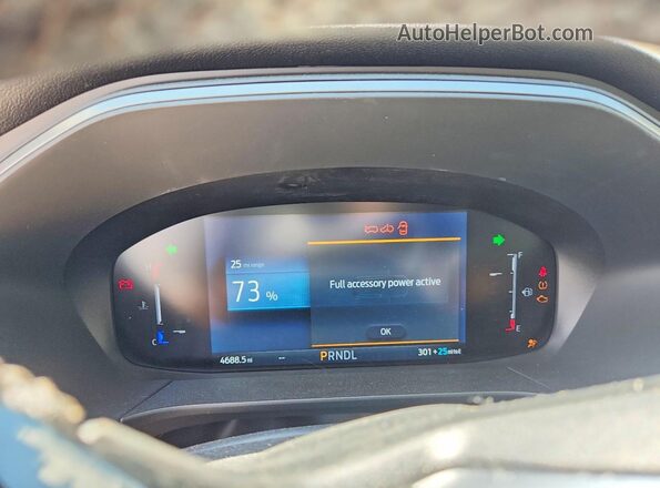 1FMCU0E14SUB48260 2025 FORD ESCAPE White Instrument cluster view