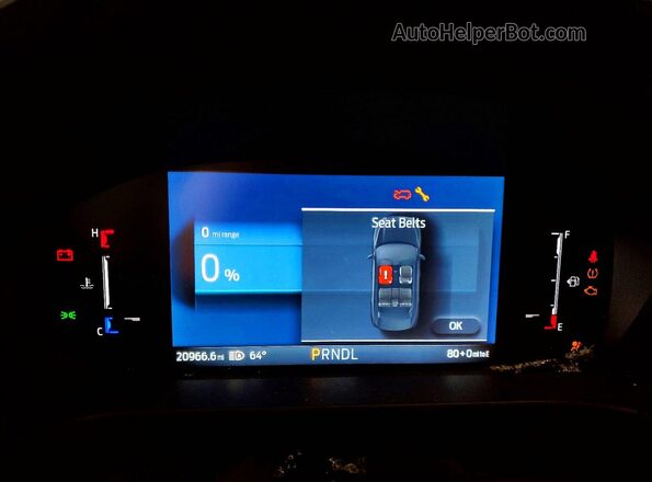 1FMCU0E15SUA47552 2025 FORD ESCAPE Red Instrument cluster view