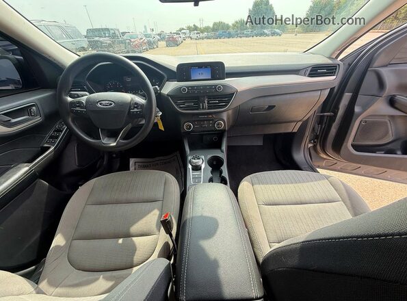 1FMCU0F61MUA19311 2021 FORD ESCAPE Gray Widok zestawu wskaźników