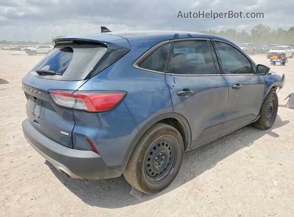 1FMCU0F62LUC18673 2020 FORD ESCAPE Синий Задняя правая четверть