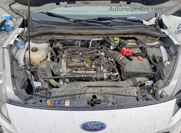 1FMCU0F62MUA41849 2021 FORD ESCAPE White Vista del compartimento del motor