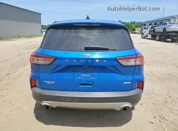 1FMCU0F63LUB73095 2020 FORD ESCAPE Blue Вид ззаду