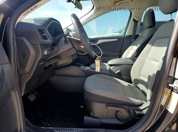 1FMCU0F63MUA31542 2021 FORD ESCAPE Черный Вид салона спереди