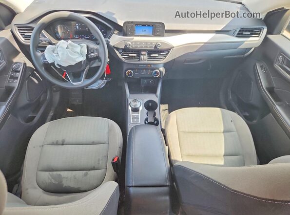 1FMCU0F63MUA45327 2021 FORD ESCAPE Gray Dashboard view