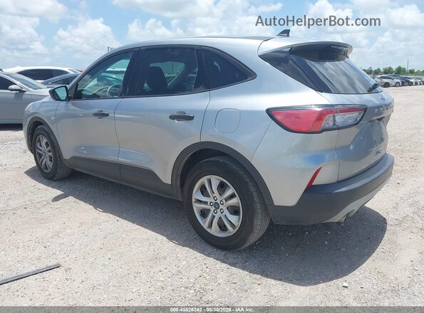 1FMCU0F63MUA82507 2021 FORD ESCAPE Silver Trasero izquierdo