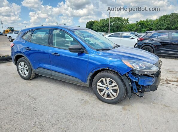 1FMCU0F64NUA09177 2022 FORD ESCAPE Blue Przód prawy