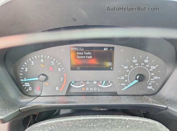 1FMCU0F64NUA09177 2022 FORD ESCAPE Blue Widok zestawu wskaźników