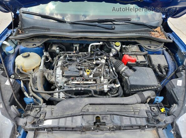 1FMCU0F64NUA09177 2022 FORD ESCAPE Blue Widok komory silnika