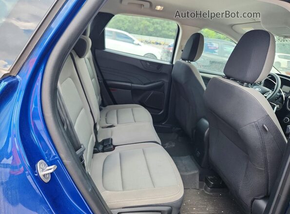1FMCU0F64NUA09177 2022 FORD ESCAPE Blue Widok wnętrza z tyłu