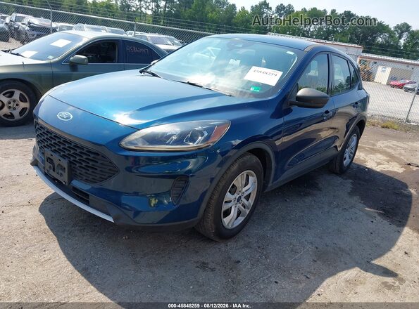 1FMCU0F65LUA25336 2020 FORD ESCAPE Синий Передняя левая четверть