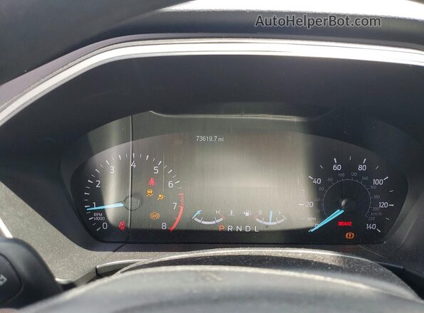 1FMCU0F65LUC31689 2020 FORD ESCAPE White ხელსაწყოთა პანელის ხედი