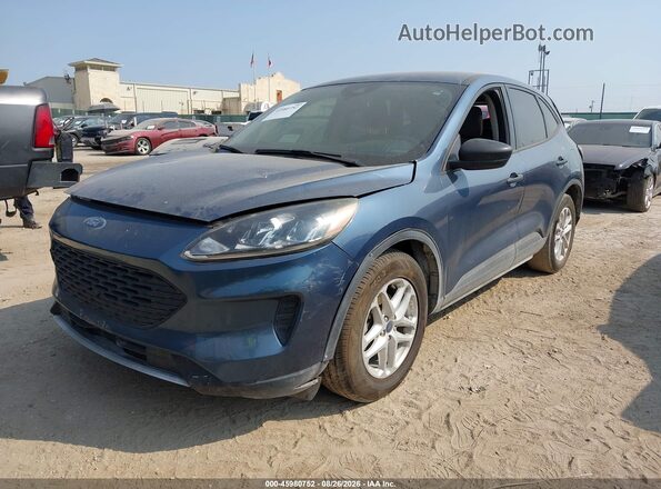 1FMCU0F67LUC74186 2020 FORD ESCAPE Blue წინა მარცხენა ხედი სამი მეოთხედიდან