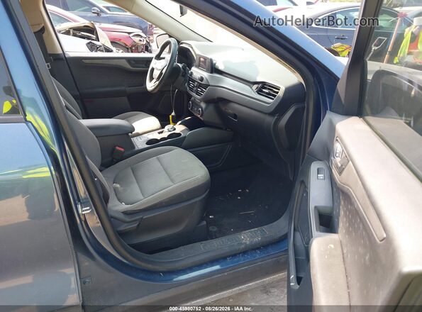1FMCU0F67LUC74186 2020 FORD ESCAPE Blue წინა სალონის ხედი