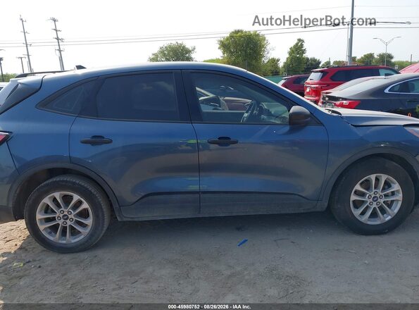 1FMCU0F67LUC74186 2020 FORD ESCAPE Blue უკანა სალონის ხედი