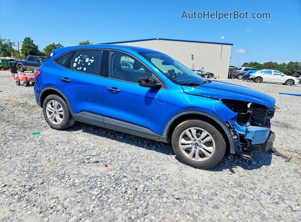 1FMCU0F68LUB56454 2020 FORD ESCAPE Blue Передня права чверть