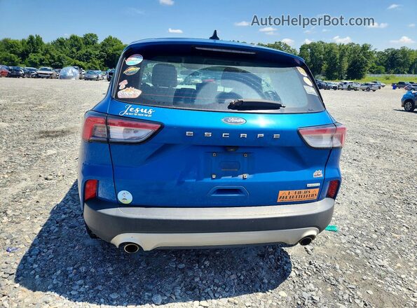 1FMCU0F68LUB56454 2020 FORD ESCAPE Blue Вид ззаду