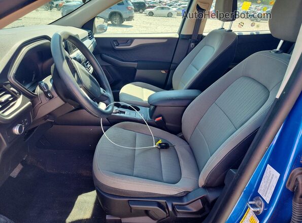 1FMCU0F68LUB56454 2020 FORD ESCAPE Blue Вид салону спереду