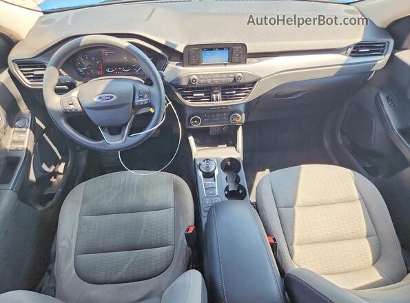 1FMCU0F68LUB56454 2020 FORD ESCAPE Blue Вид панелі приладів