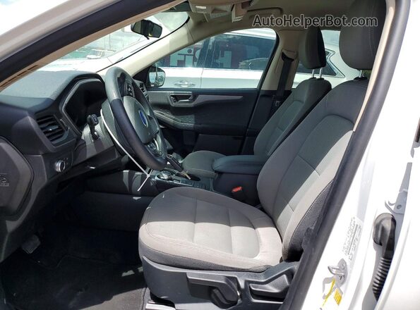 1FMCU0F69LUB95294 2020 FORD ESCAPE White Widok wnętrza z przodu