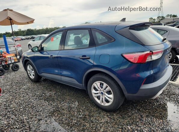 1FMCU0F6XLUC03497 2020 FORD ESCAPE Blue უკანა მარცხენა