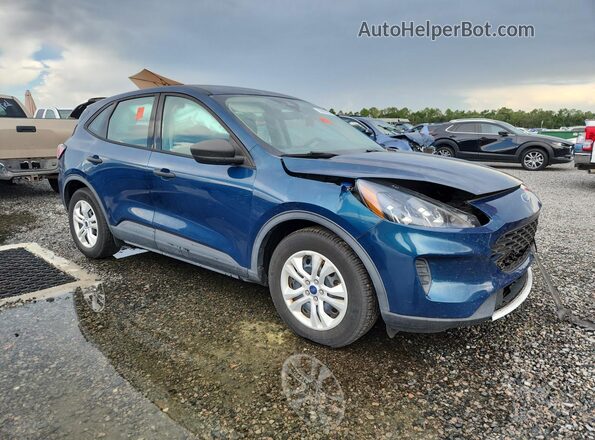 1FMCU0F6XLUC03497 2020 FORD ESCAPE Blue წინა მარჯვენა
