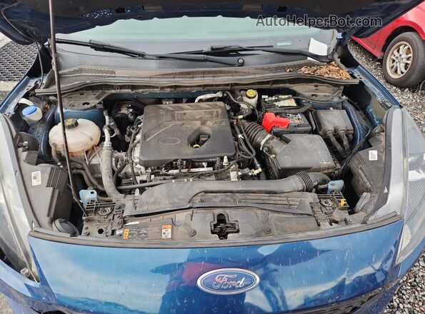 1FMCU0F6XLUC03497 2020 FORD ESCAPE Blue ძრავის განყოფილების ხედი